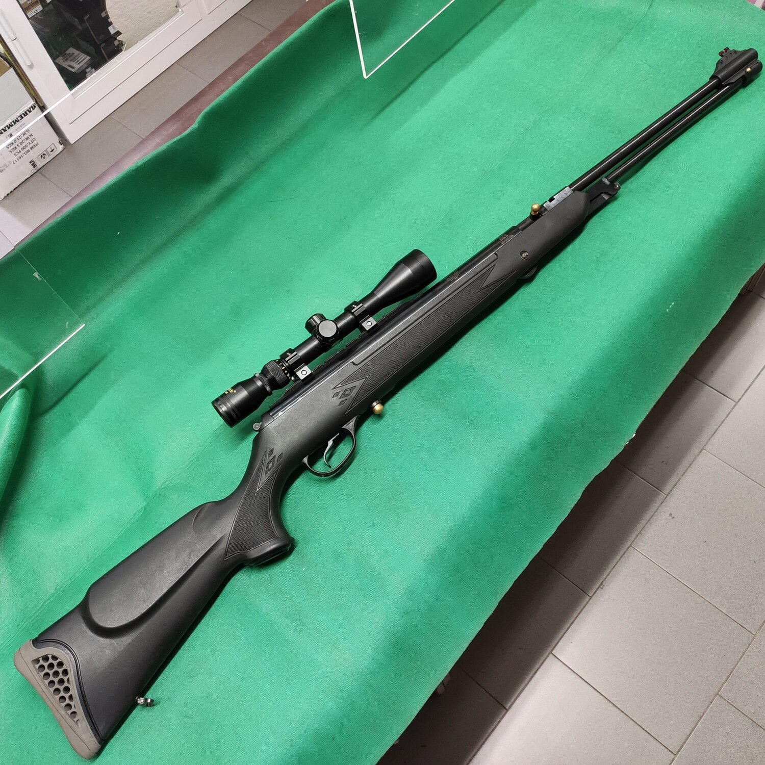 Carabina aria compressa Hatsan Mod. Torpedo 150 cal.4,5 Alta Potenza con ottica 312x40